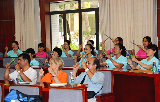 筷子舞 2014阳山县教师班