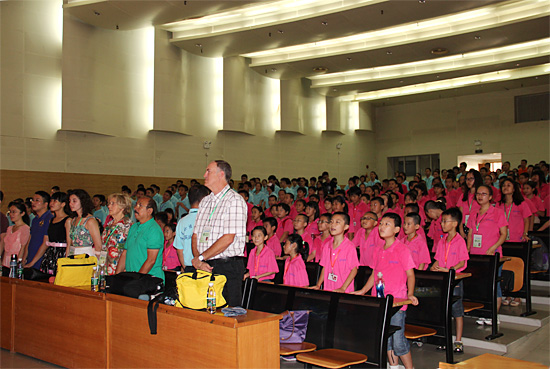 2014广外夏令营开营典礼现场