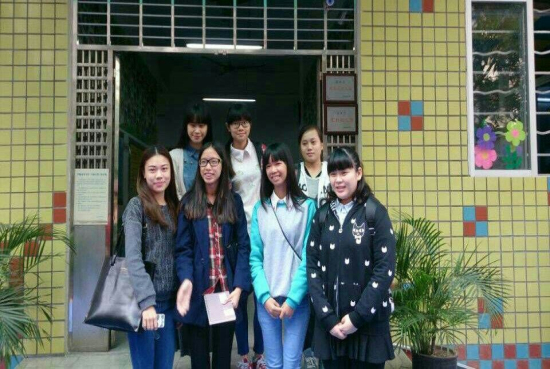 14学前教育班全体同学此次活动合影